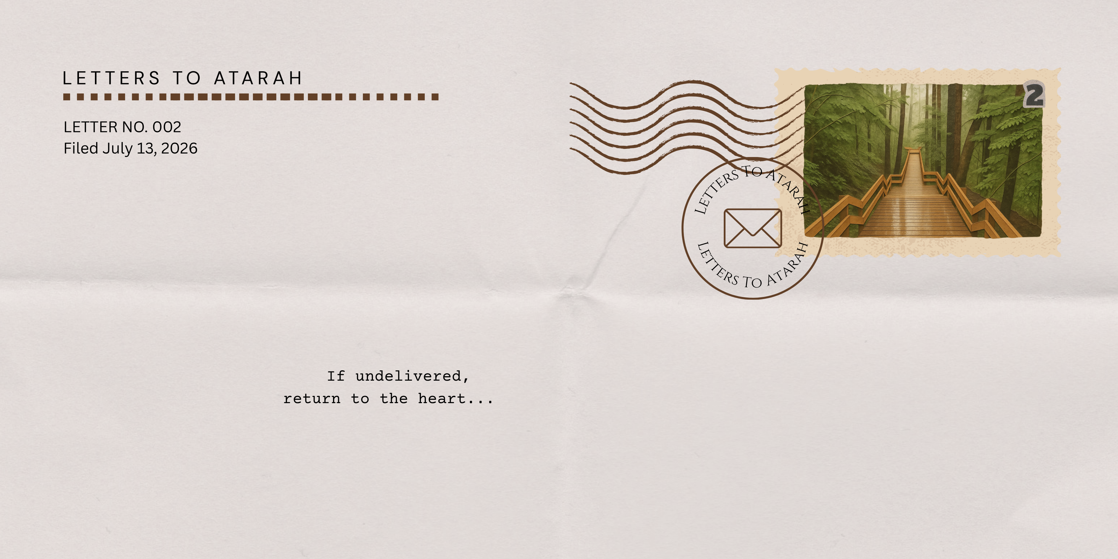 Letters To Atarah